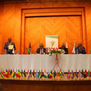 PAUSTI-Director-Prof.-Magoma-addresses-the-students-during-orientation.-Listening-on-from-left-is-Dr.-Jane-Ngethe-Prof.-Robert-Kinya-Mr.-James-Kiburi-and-Mr.-Evan-Atambo-scaled PAUSTI Admits 132 Graduate Students